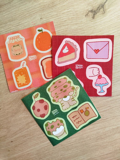 Calcomanías de Lemon, Cherry y Orange